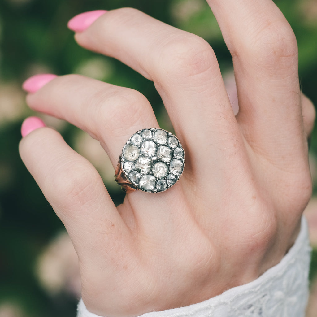 Georgian Full Moon Ring - Lost Owl Jewelry