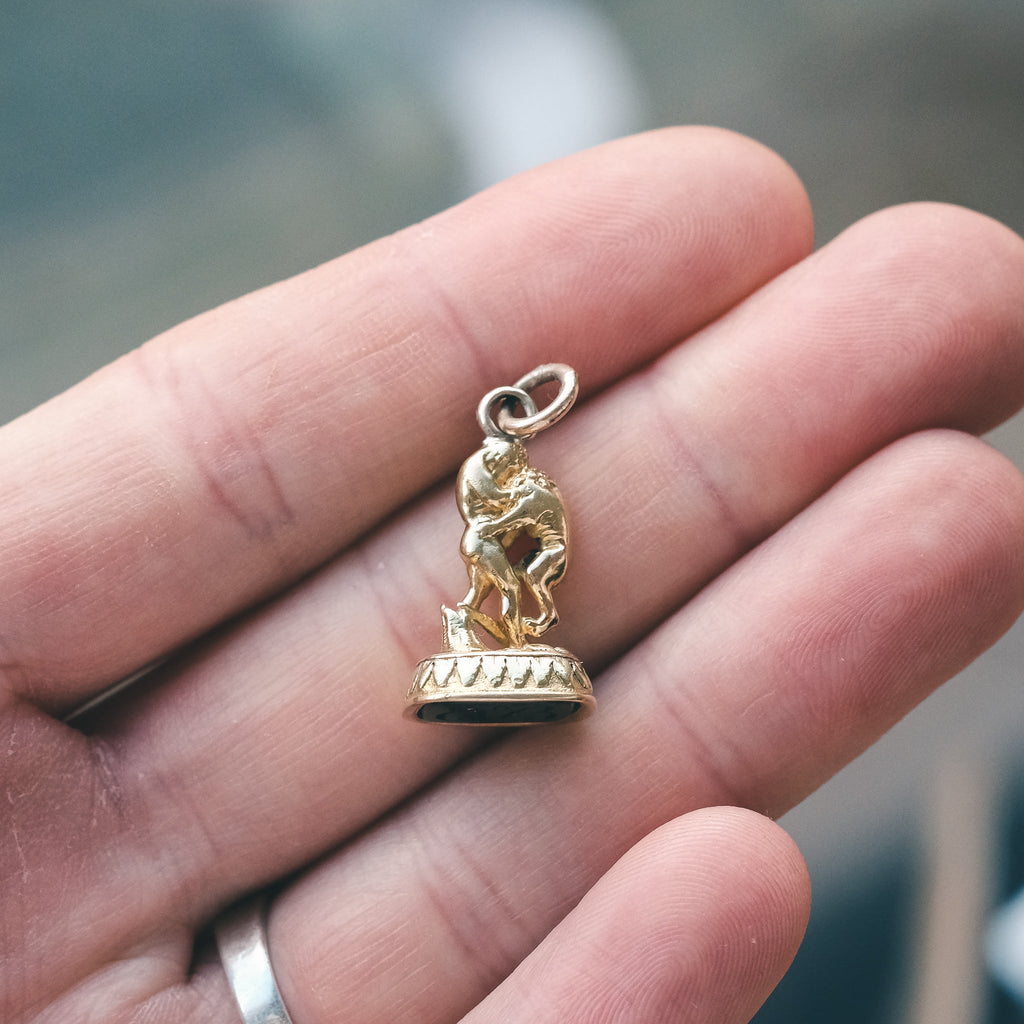 Georgian Hercules Seal Fob - Lost Owl Jewelry