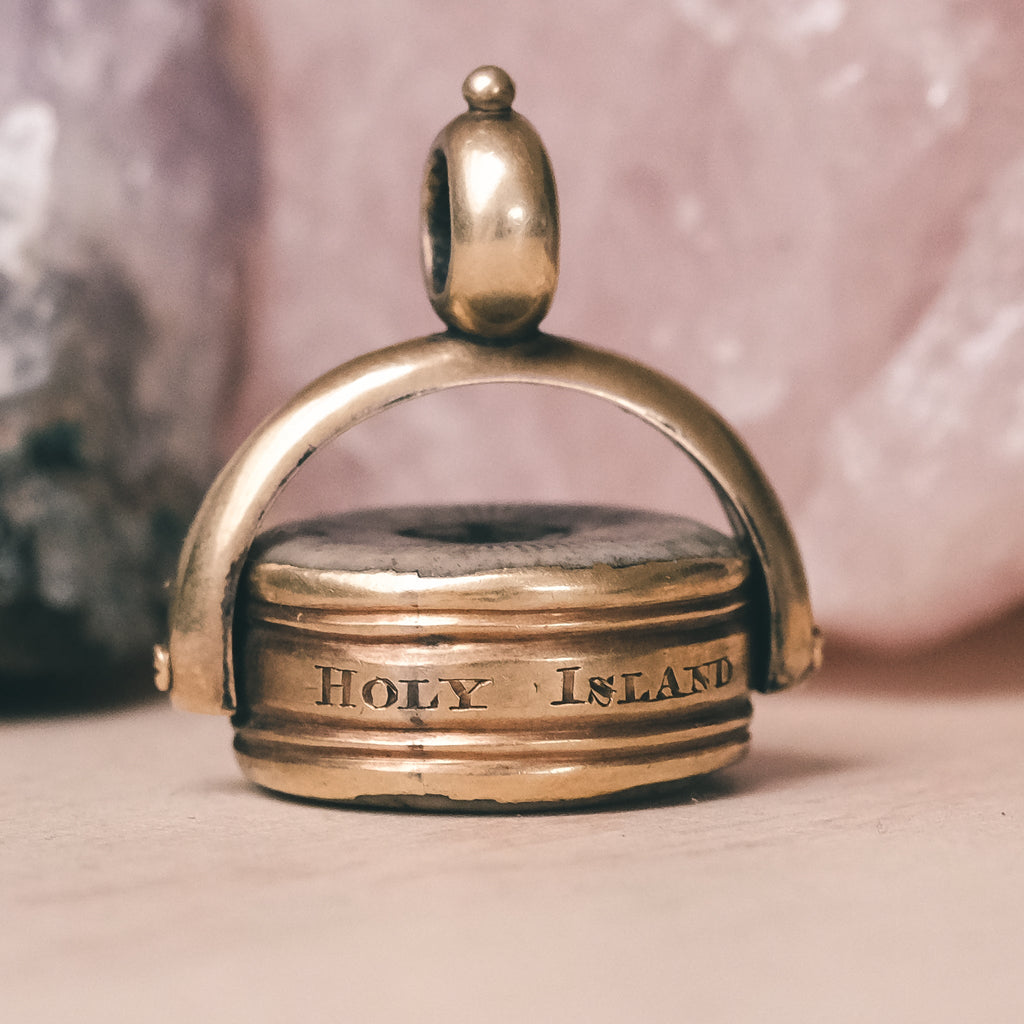 Georgian Holy Island Fossil Fob - Lost Owl Jewelry