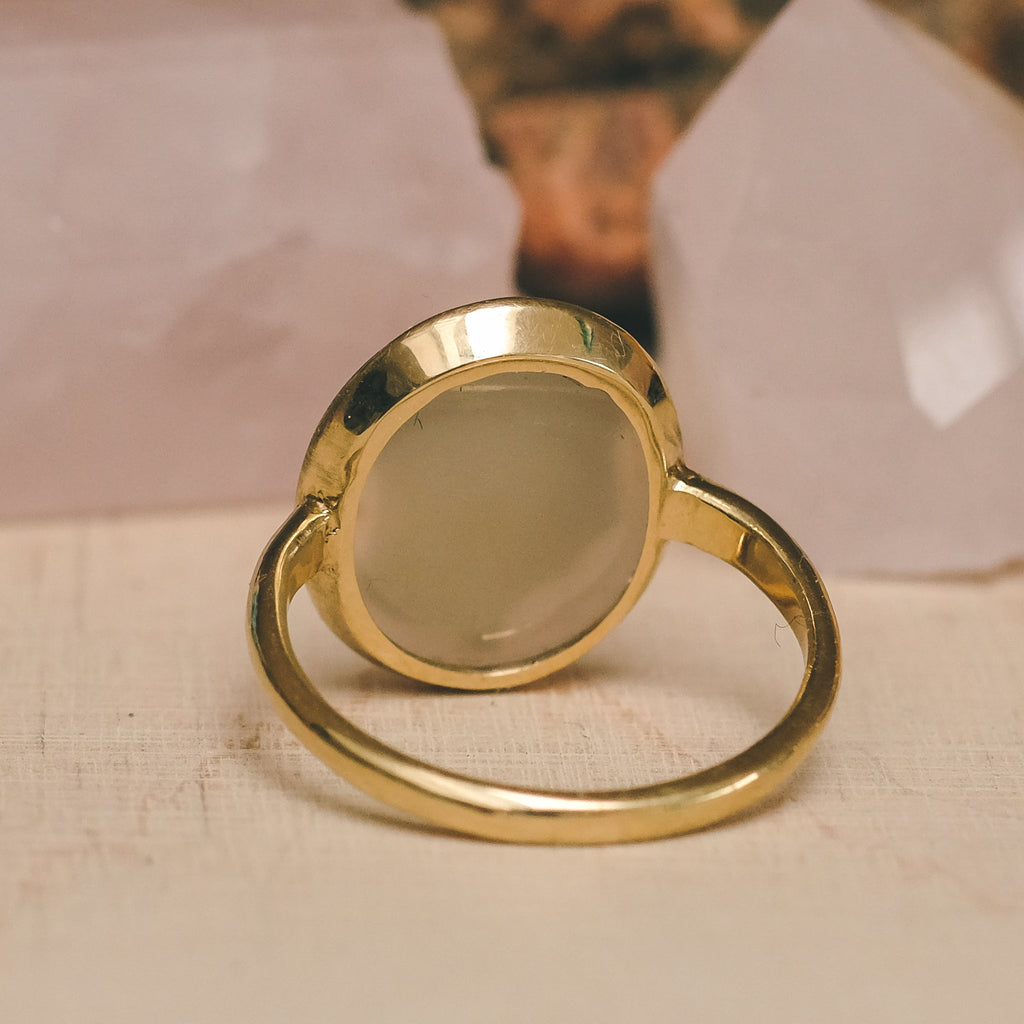 Georgian Minerva Cameo Ring - Lost Owl Jewelry