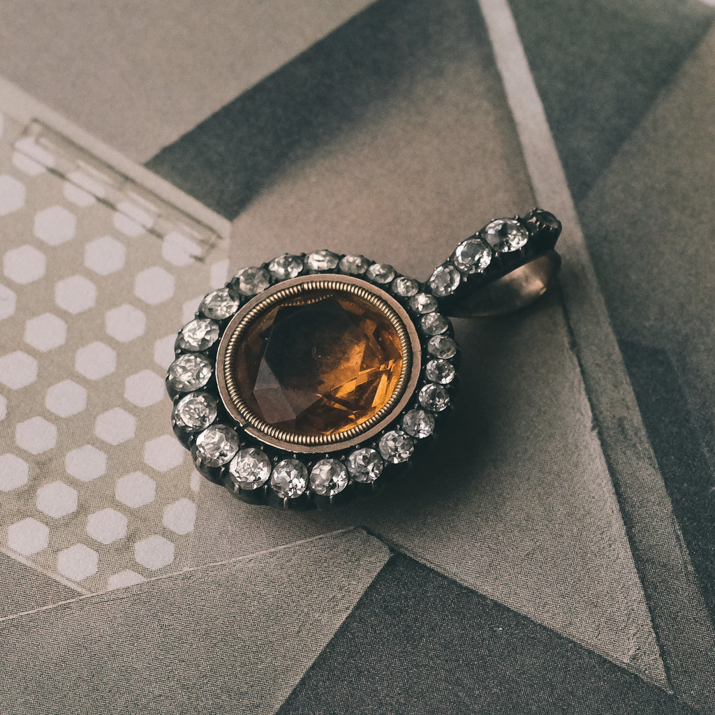 Georgian Sun & Moon Pendant - Lost Owl Jewelry