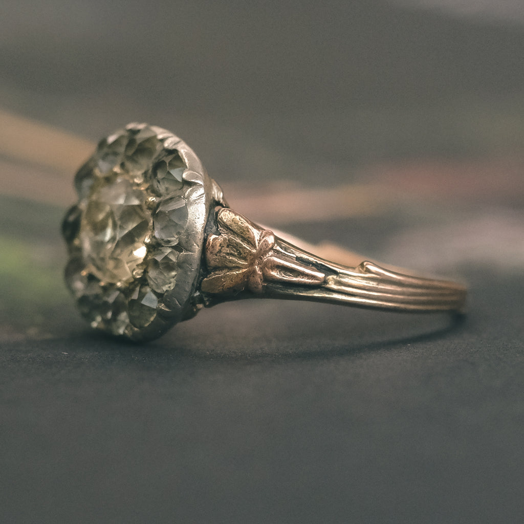 Georgian Topaz Cluster Ring – Lost Owl Jewelry