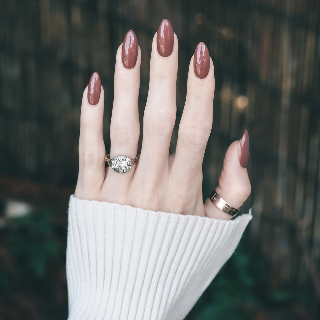 Georgian Topaz Cluster Ring - Lost Owl Jewelry