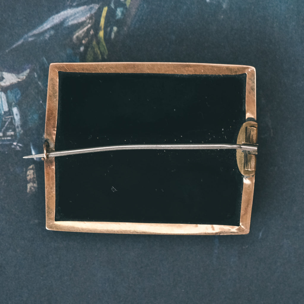 Grand Tour "The Pantheon" Micromosaic Brooch - Lost Owl Jewelry