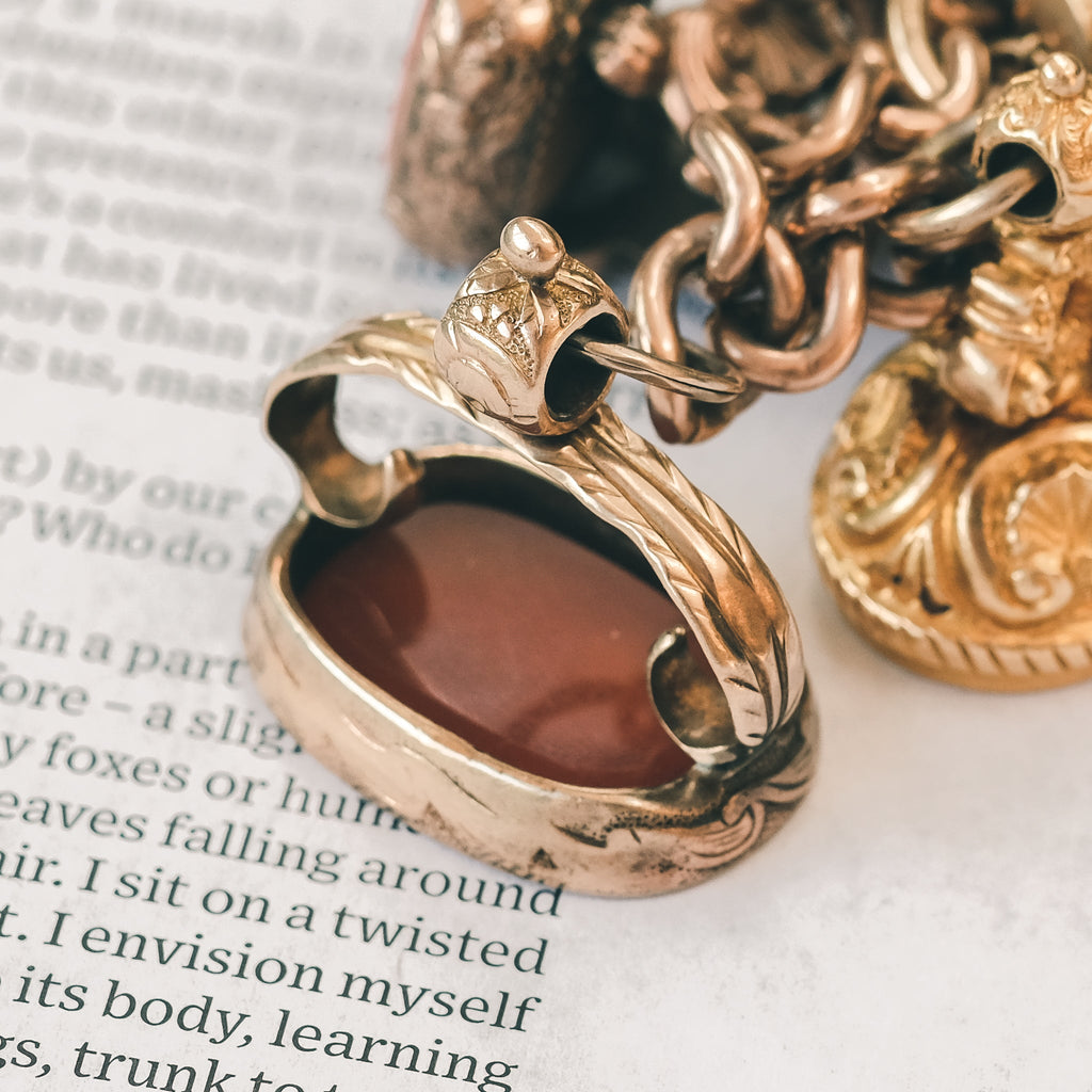 HUGE Victorian Charm Bracelet - Lost Owl Jewelry