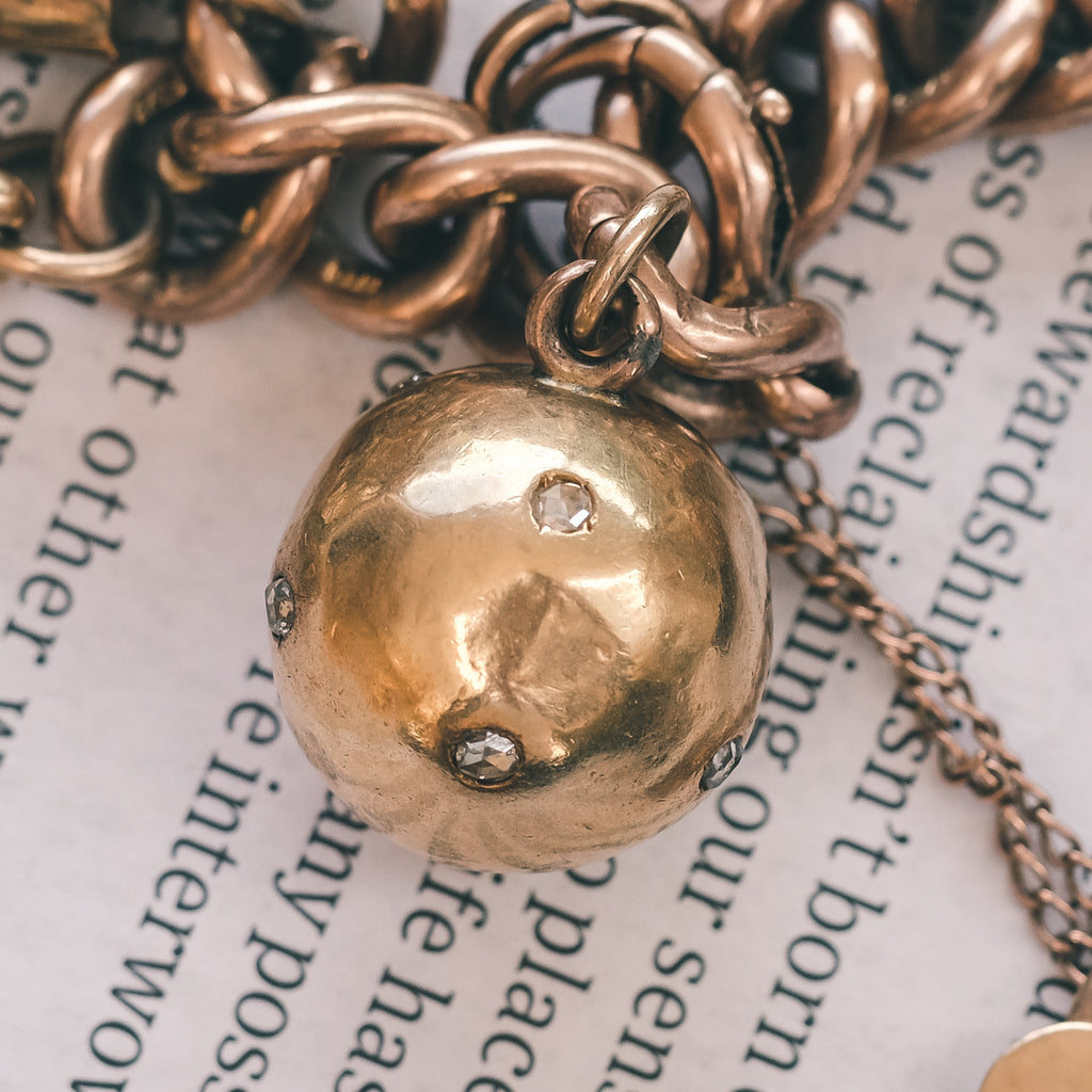 HUGE Victorian Charm Bracelet - Lost Owl Jewelry