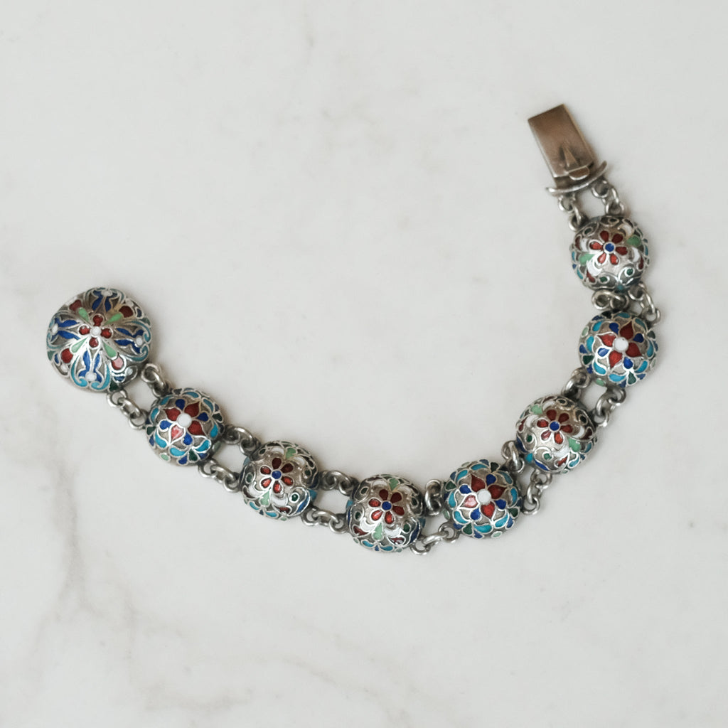 Imperial Russian Domes Bracelet - Lost Owl Jewelry