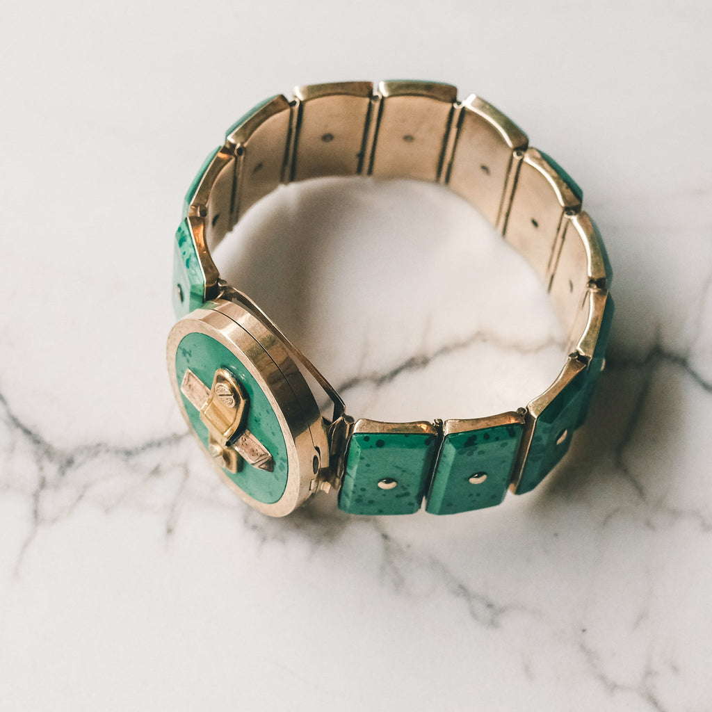 Imperial Russian Locket Bracelet - Lost Owl Jewelry