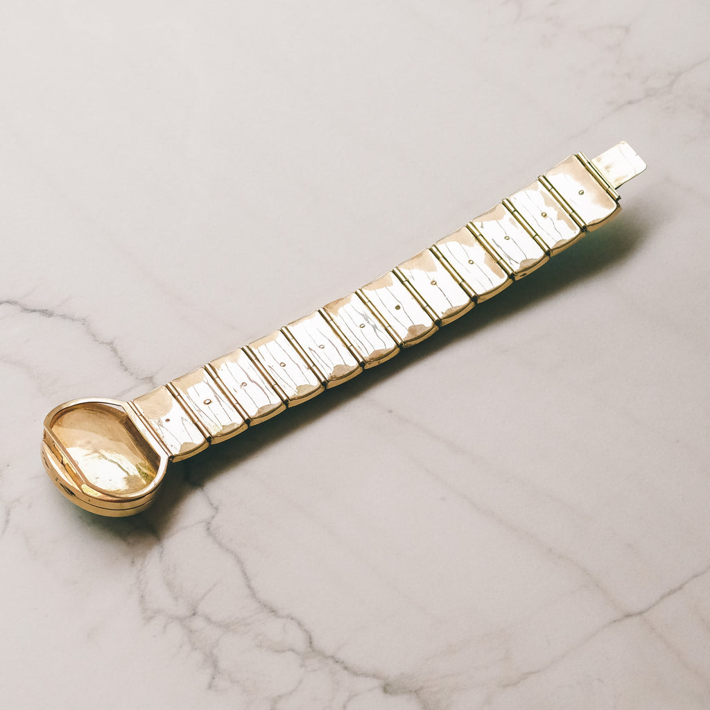 Imperial Russian Locket Bracelet - Lost Owl Jewelry