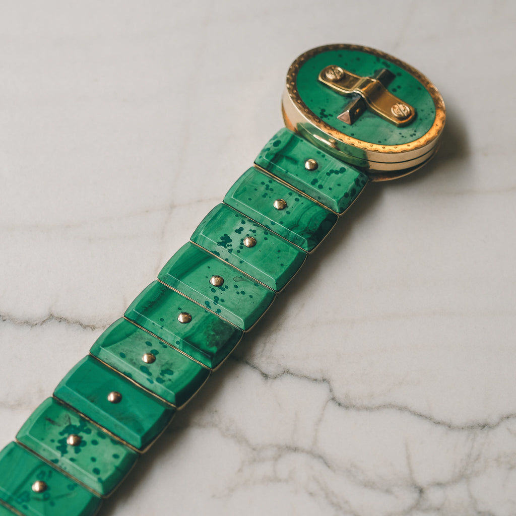 Imperial Russian Locket Bracelet - Lost Owl Jewelry