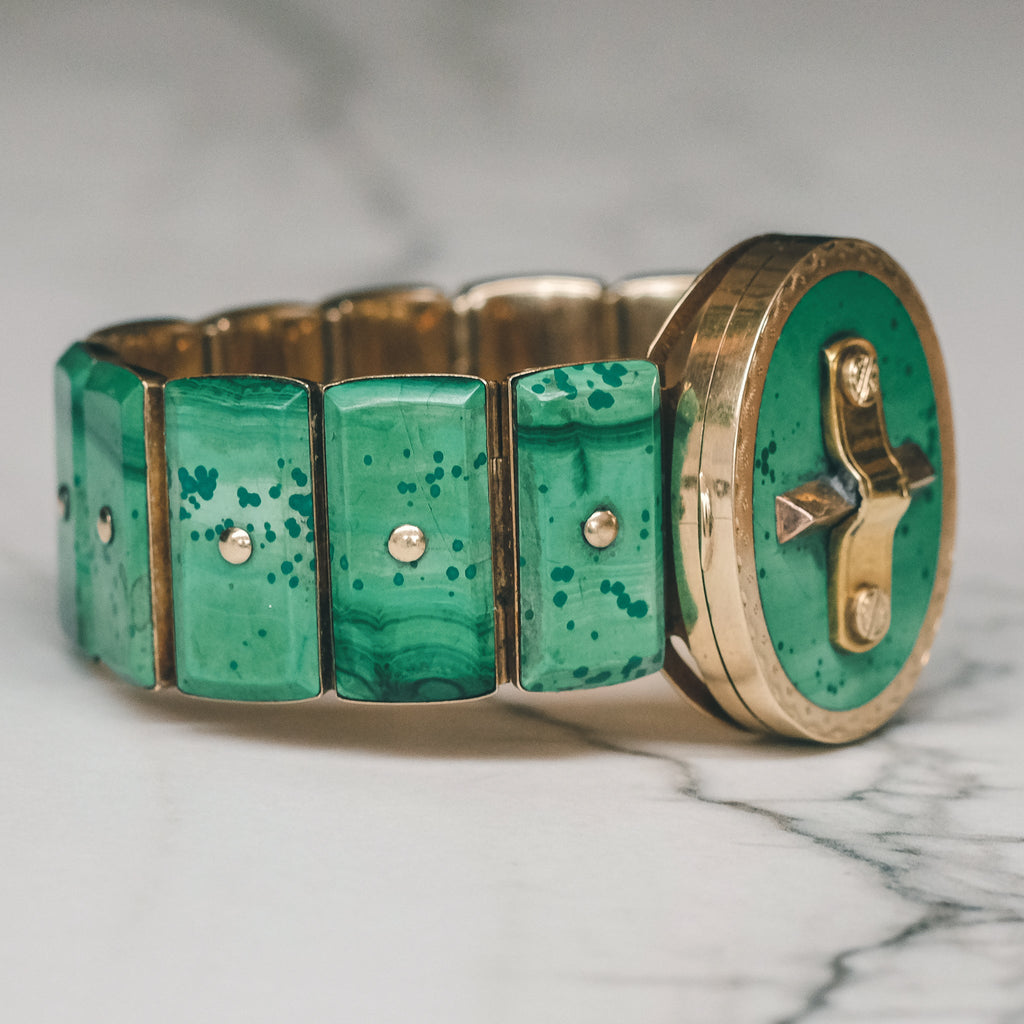 Imperial Russian Locket Bracelet - Lost Owl Jewelry