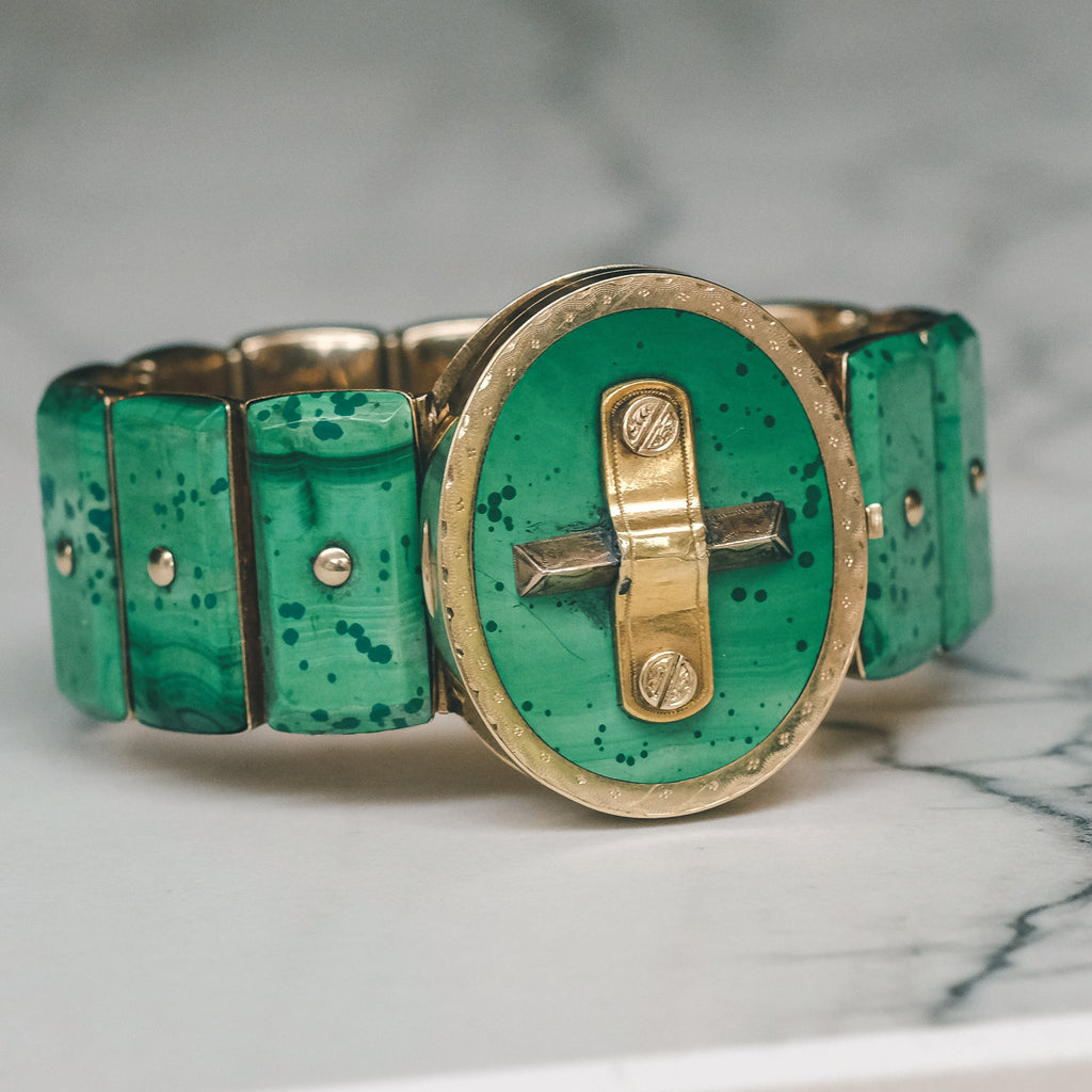 Imperial Russian Locket Bracelet - Lost Owl Jewelry