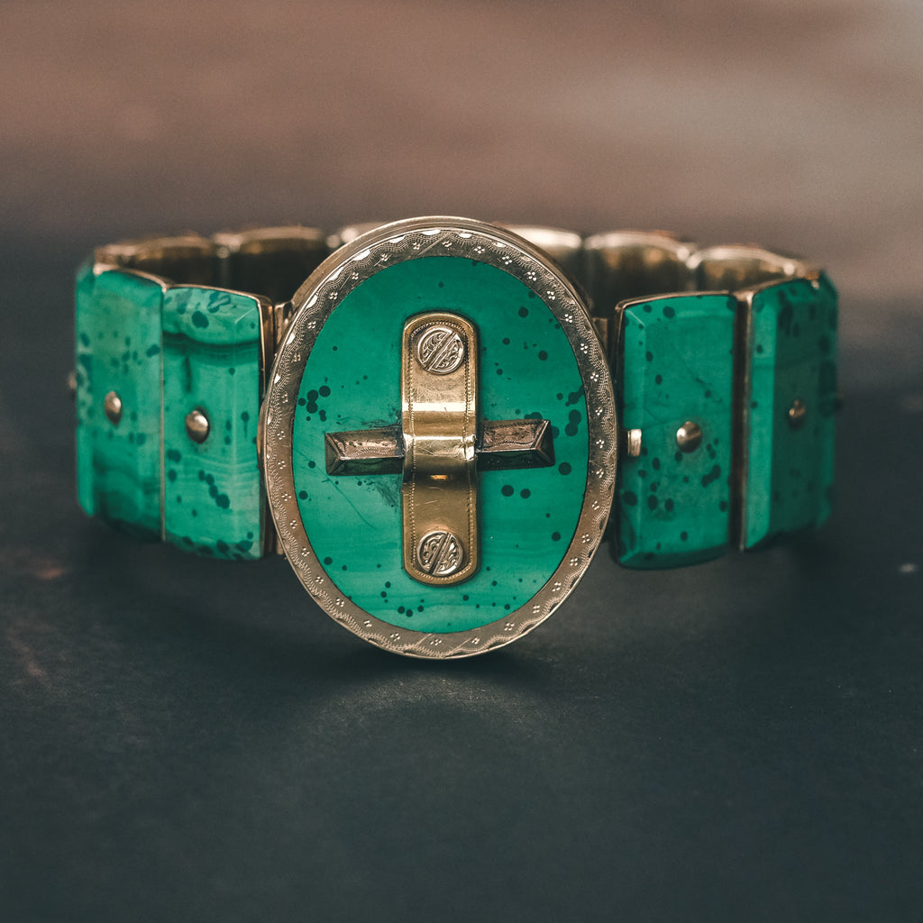 Imperial Russian Locket Bracelet - Lost Owl Jewelry