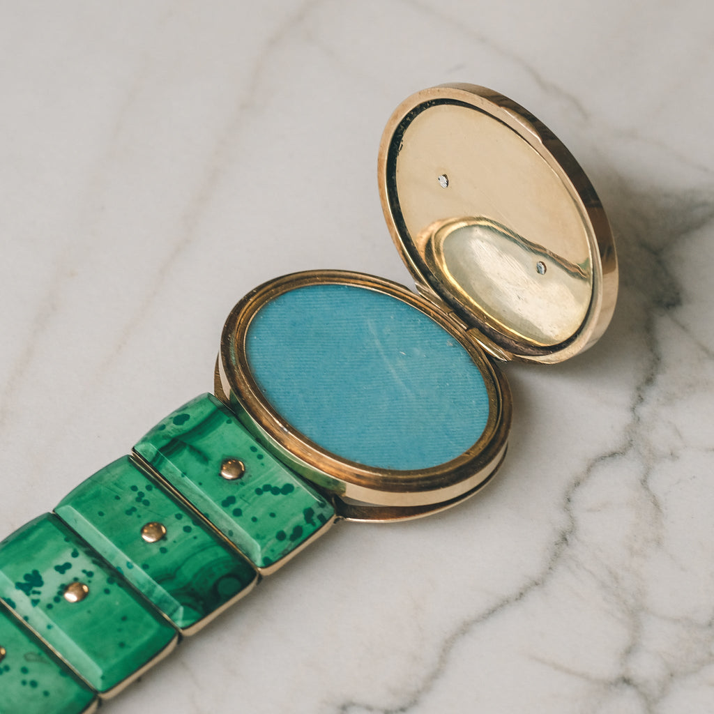 Imperial Russian Locket Bracelet - Lost Owl Jewelry