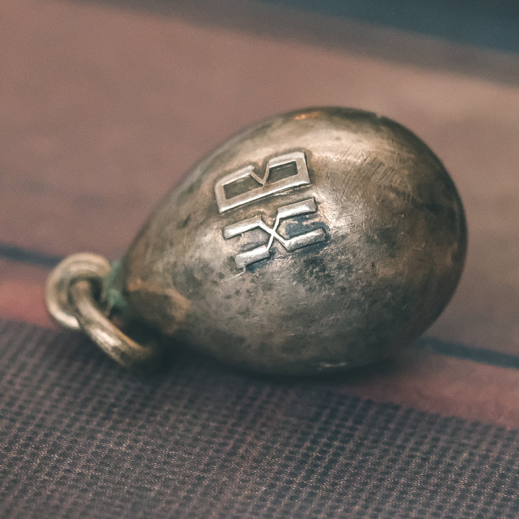 Imperial Russian Miniature Egg Pendant - Lost Owl Jewelry
