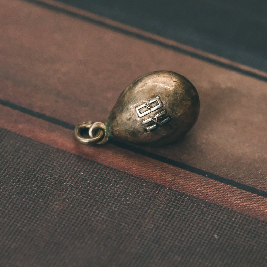 Imperial Russian Miniature Egg Pendant - Lost Owl Jewelry