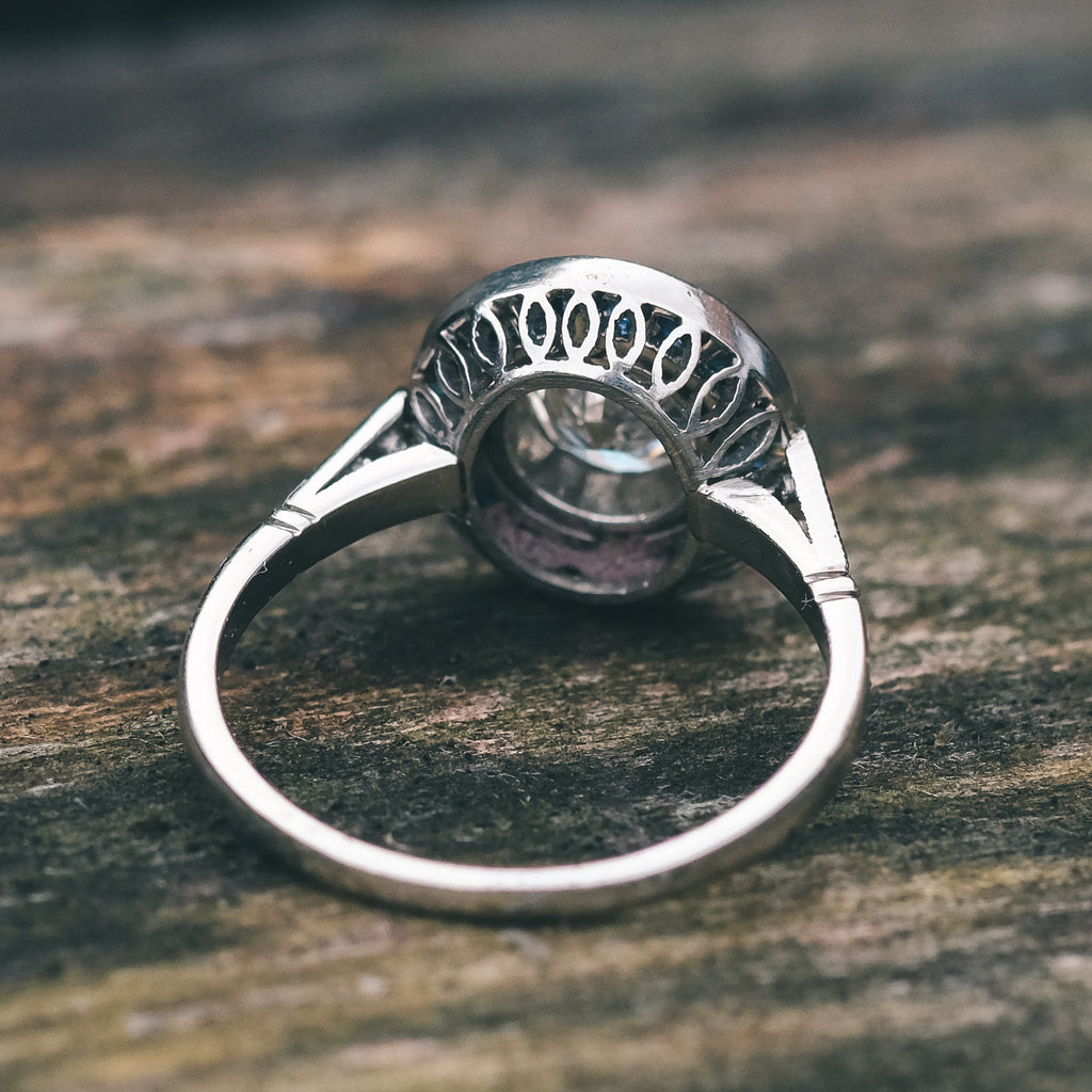 Lost Owl Sapphire Target Ring - Lost Owl Jewelry