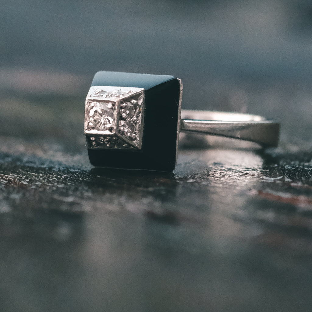 Mid-Century Pyramid Ring - Lost Owl Jewelry