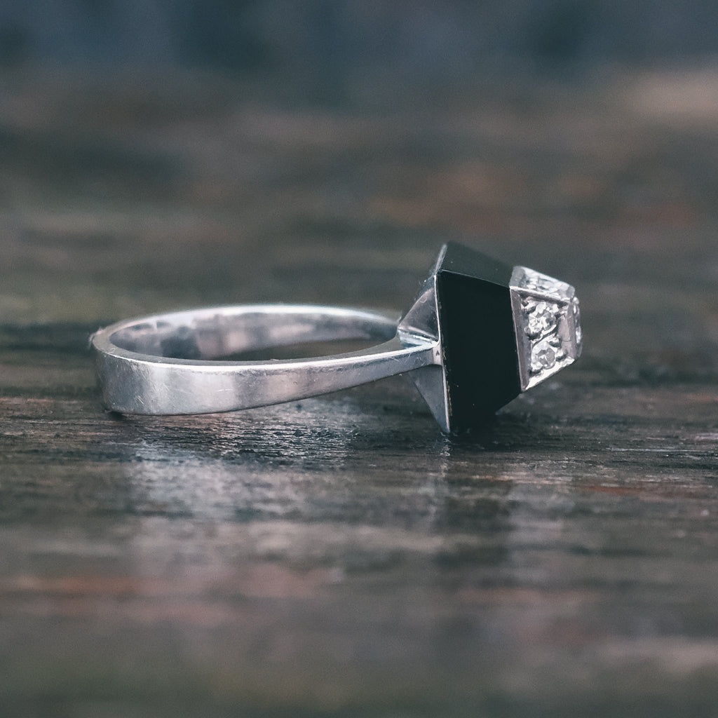 Mid-Century Pyramid Ring - Lost Owl Jewelry