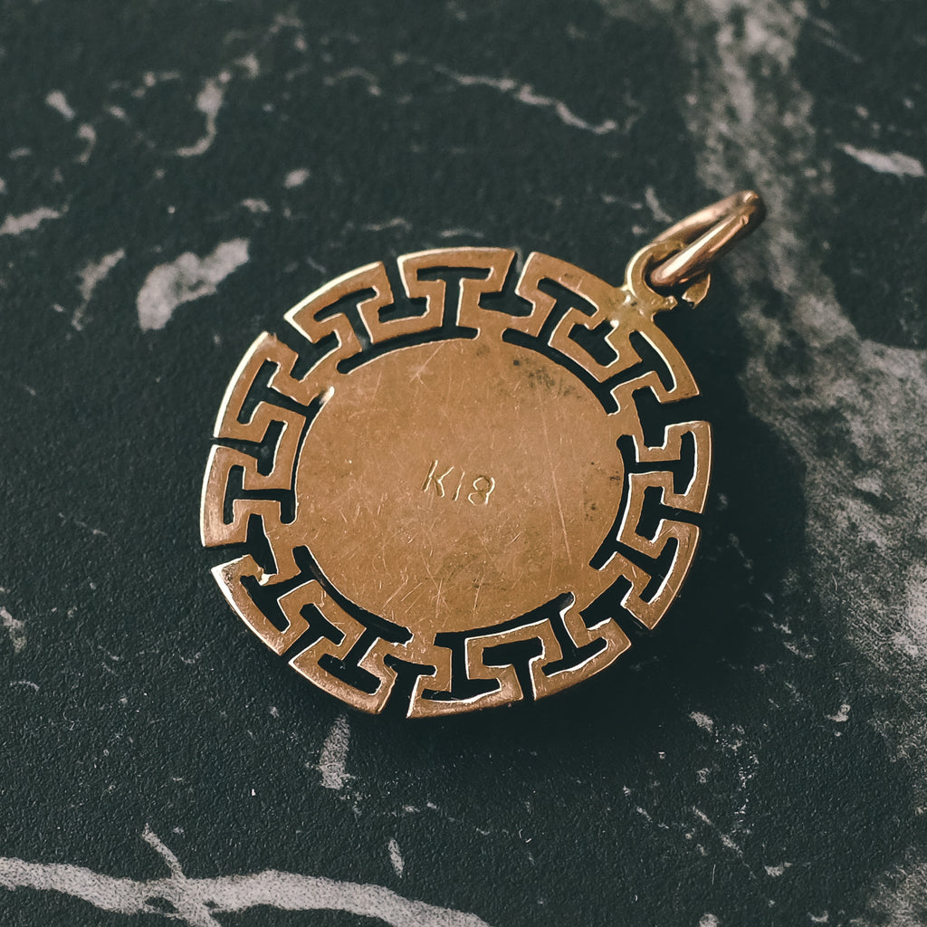 Neoclassical Greek Coin Pendant - Lost Owl Jewelry