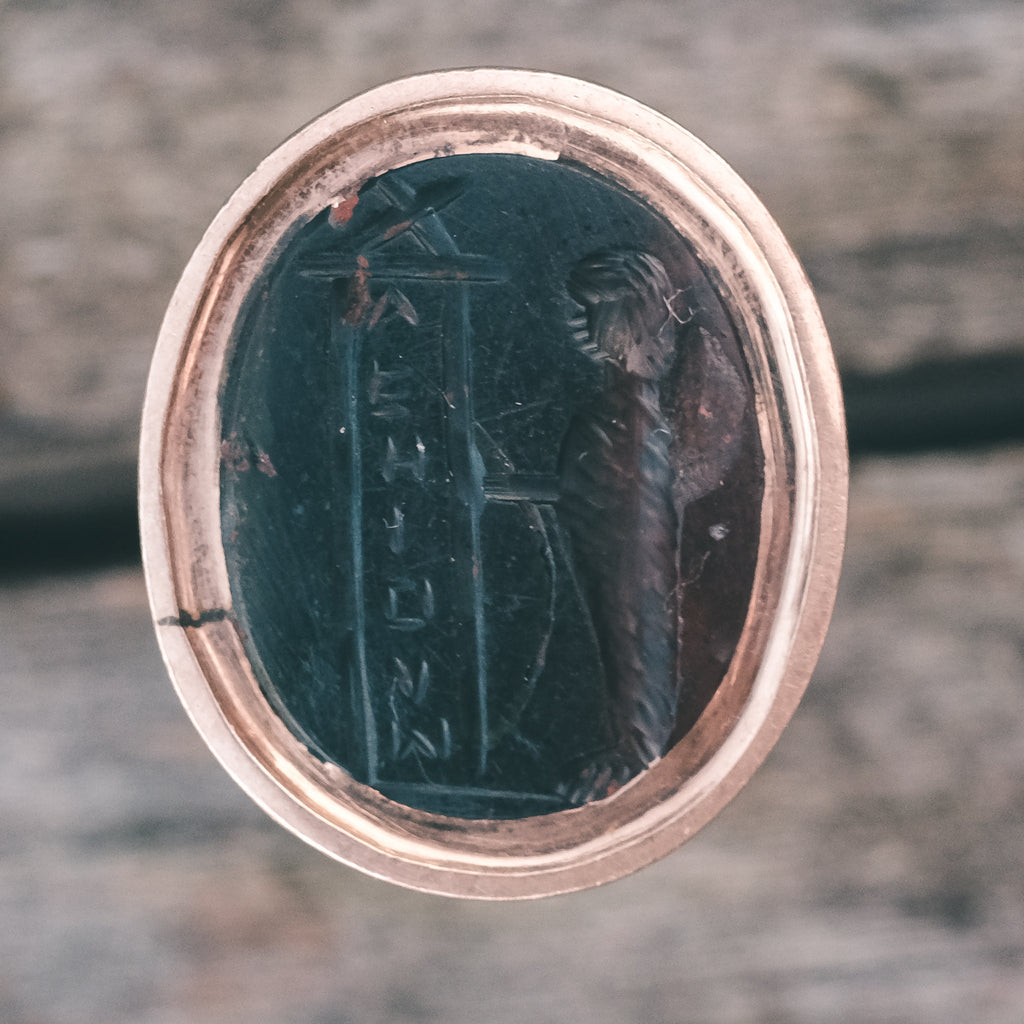 Neoclassical 'Magical Amulet' Intaglio Fob - Lost Owl Jewelry