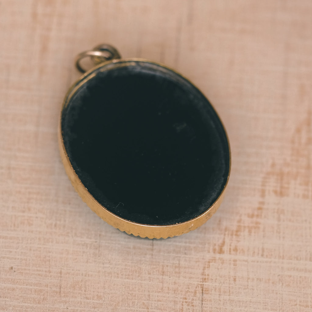 Neoclassical "Roman Forum" Micromosaic Pendant - Lost Owl Jewelry