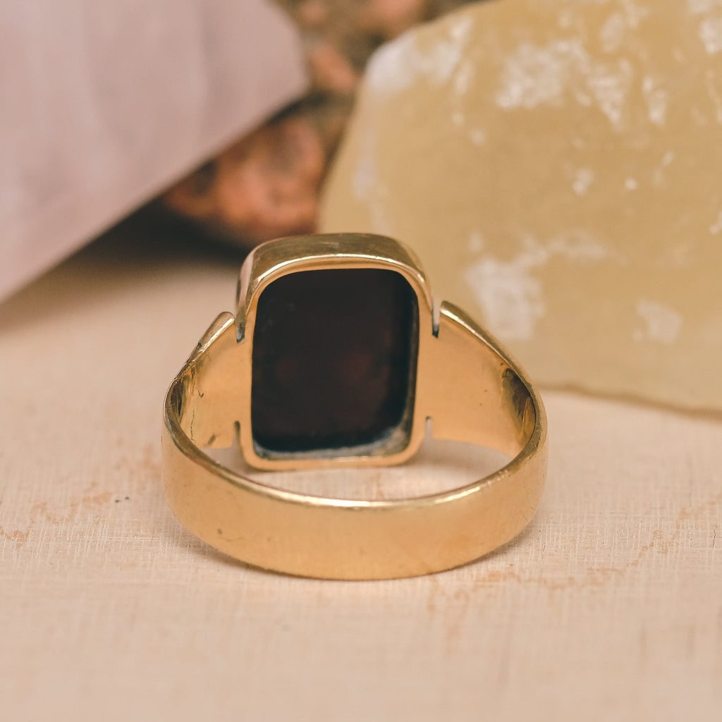 Neoclassical Zeus Cameo Ring - Lost Owl Jewelry