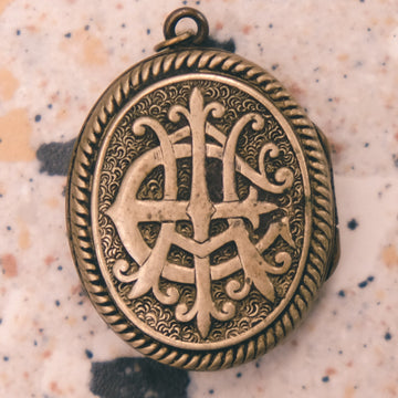 Victorian Amity Eternity Infinity Locket - Lost Owl Jewelry