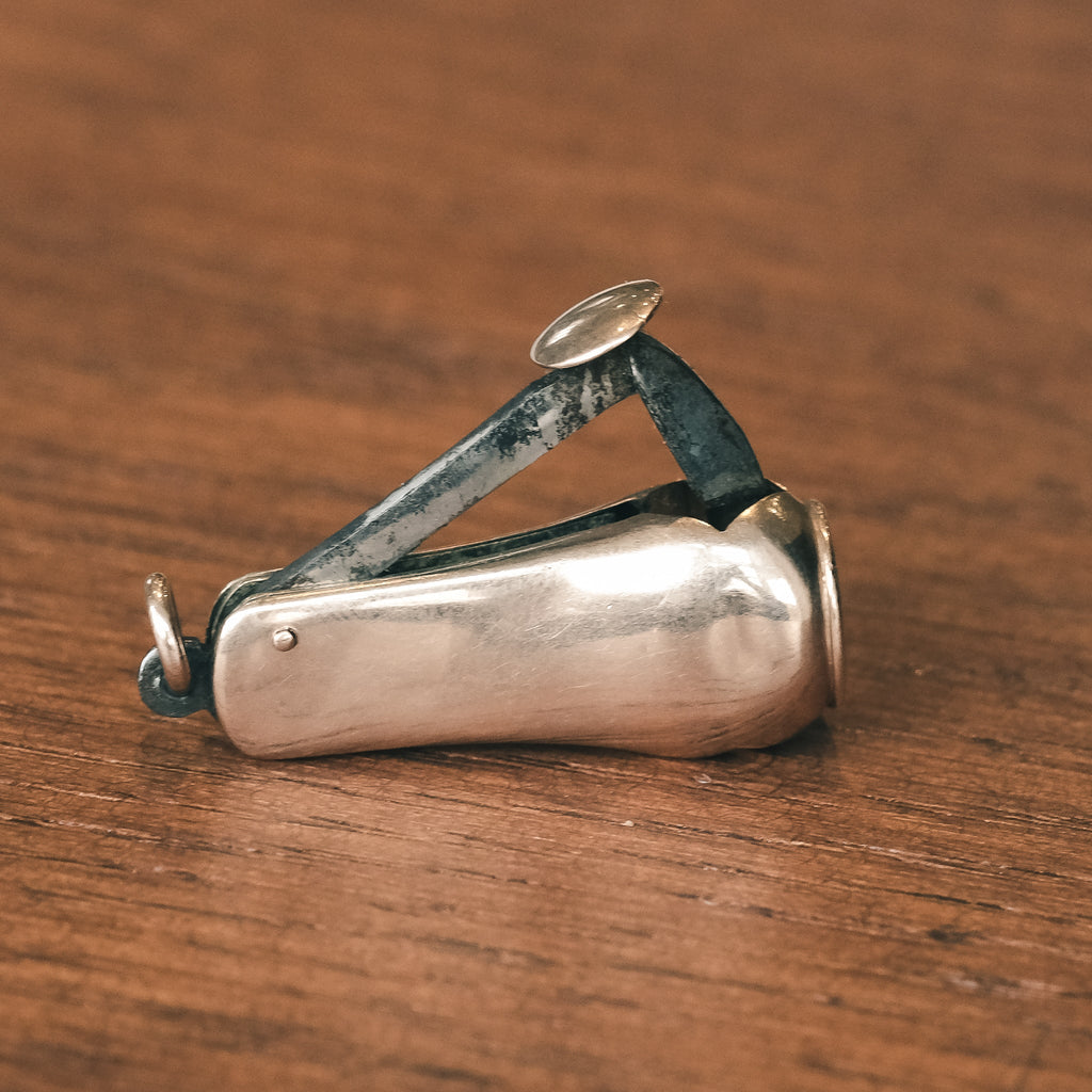 Victorian Diamond Cigar Cutter - Lost Owl Jewelry