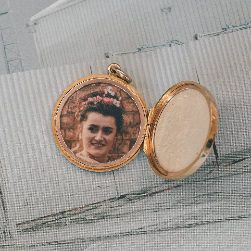 Victorian Diamond Star Locket - Lost Owl Jewelry