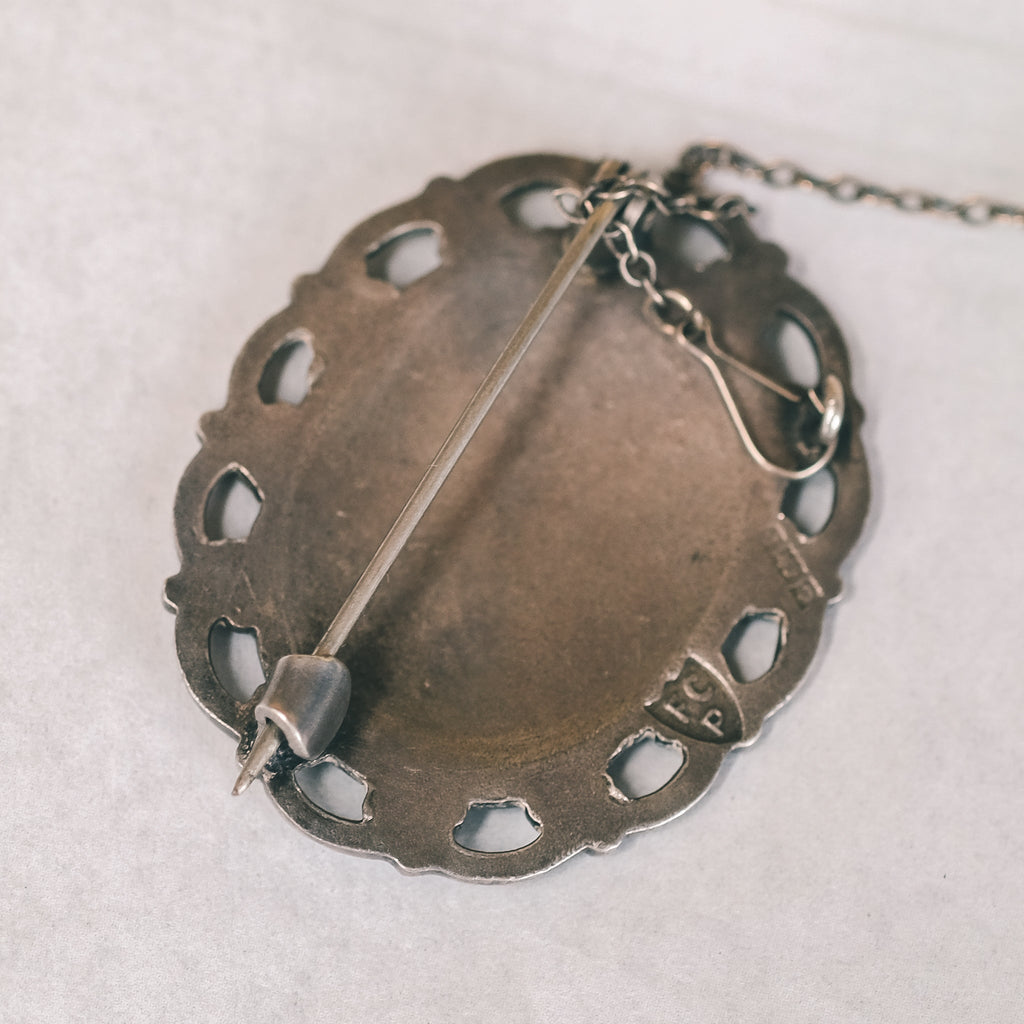 Victorian Kingfisher Brooch - Lost Owl Jewelry