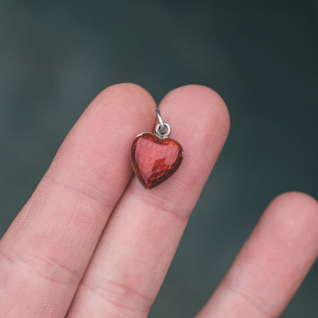 Victorian Love Heart Pendant - Lost Owl Jewelry