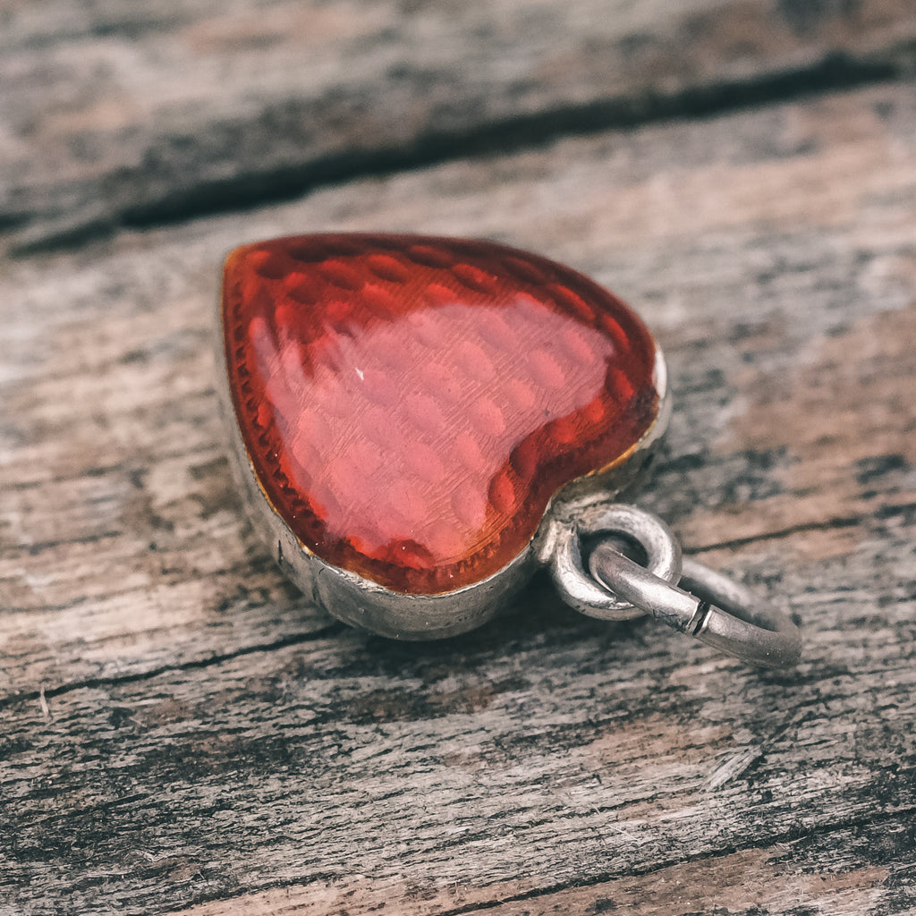 Victorian Love Heart Pendant - Lost Owl Jewelry