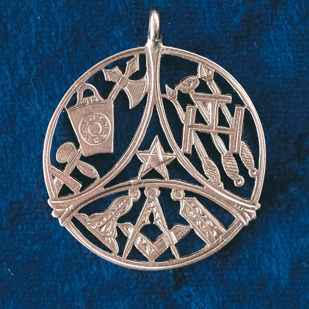 Victorian Masonic Pendant - Lost Owl Jewelry
