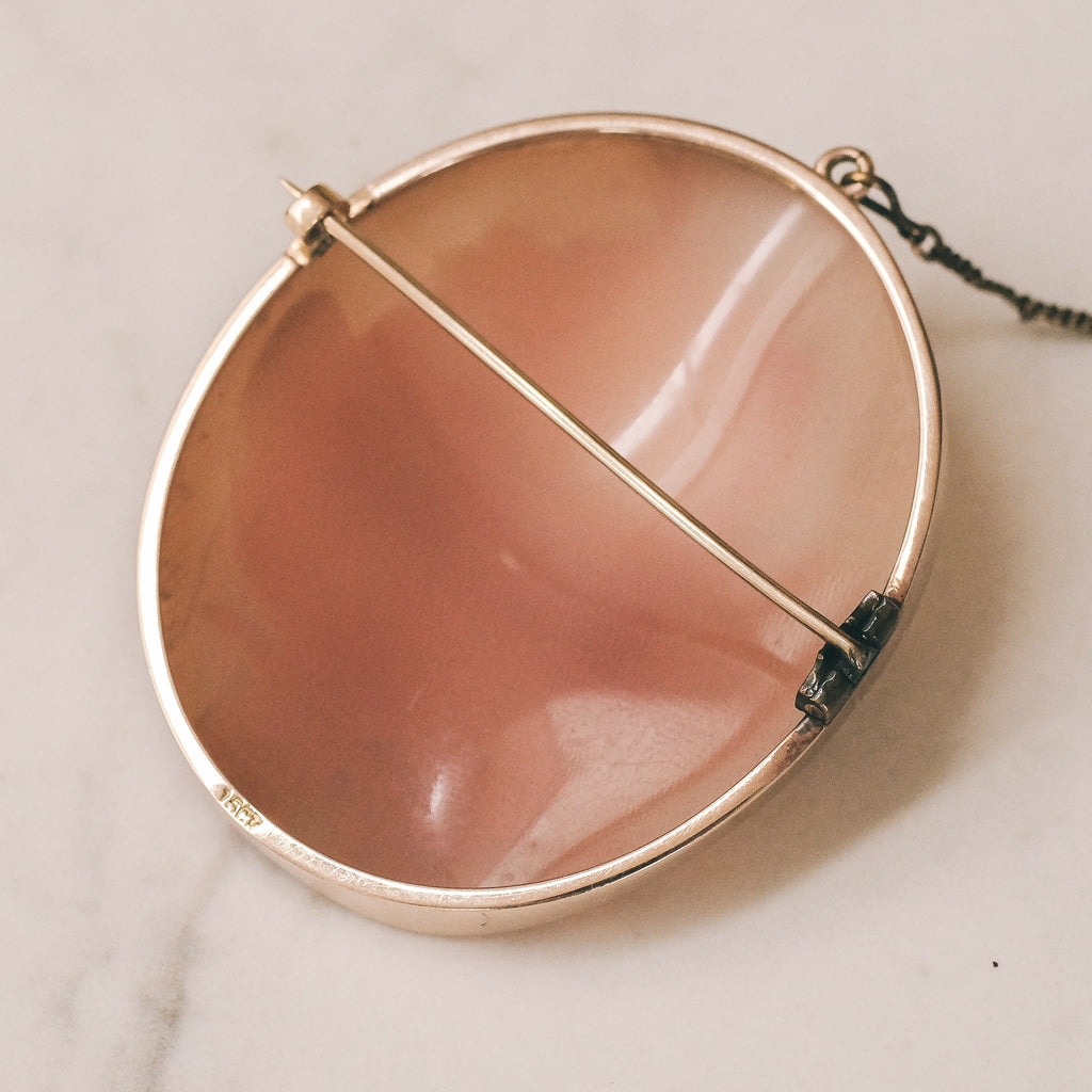 Victorian Nyx Cameo Brooch - Lost Owl Jewelry