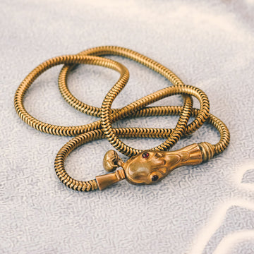 Victorian Ouroboros Serpent Collar - Lost Owl Jewelry
