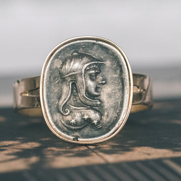 Victorian Paris Cameo Ring - Lost Owl Jewelry