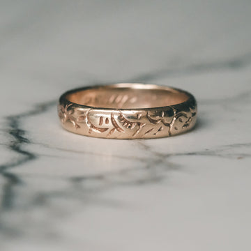 Victorian Poesy Ring "All I Refuse & Thee I Chuse" - Lost Owl Jewelry