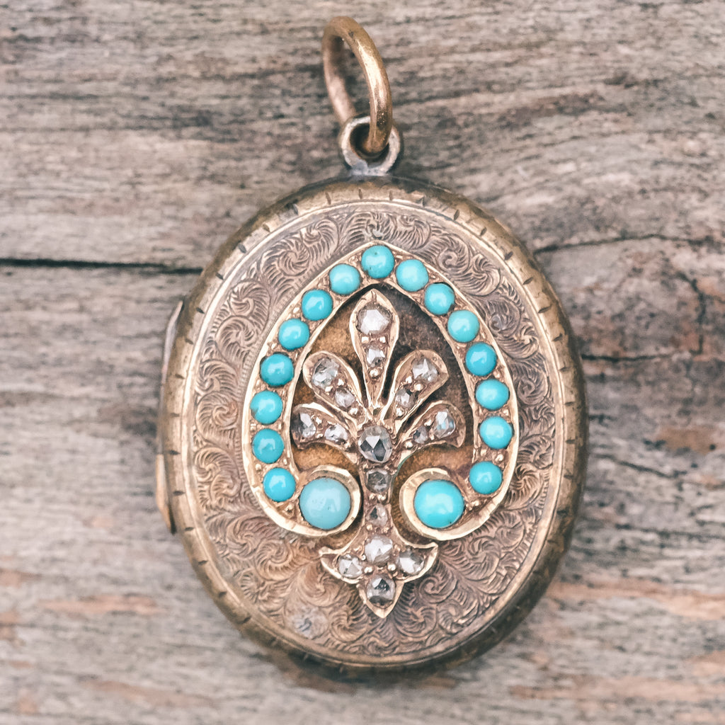 Victorian Scallop Shell Locket - Lost Owl Jewelry