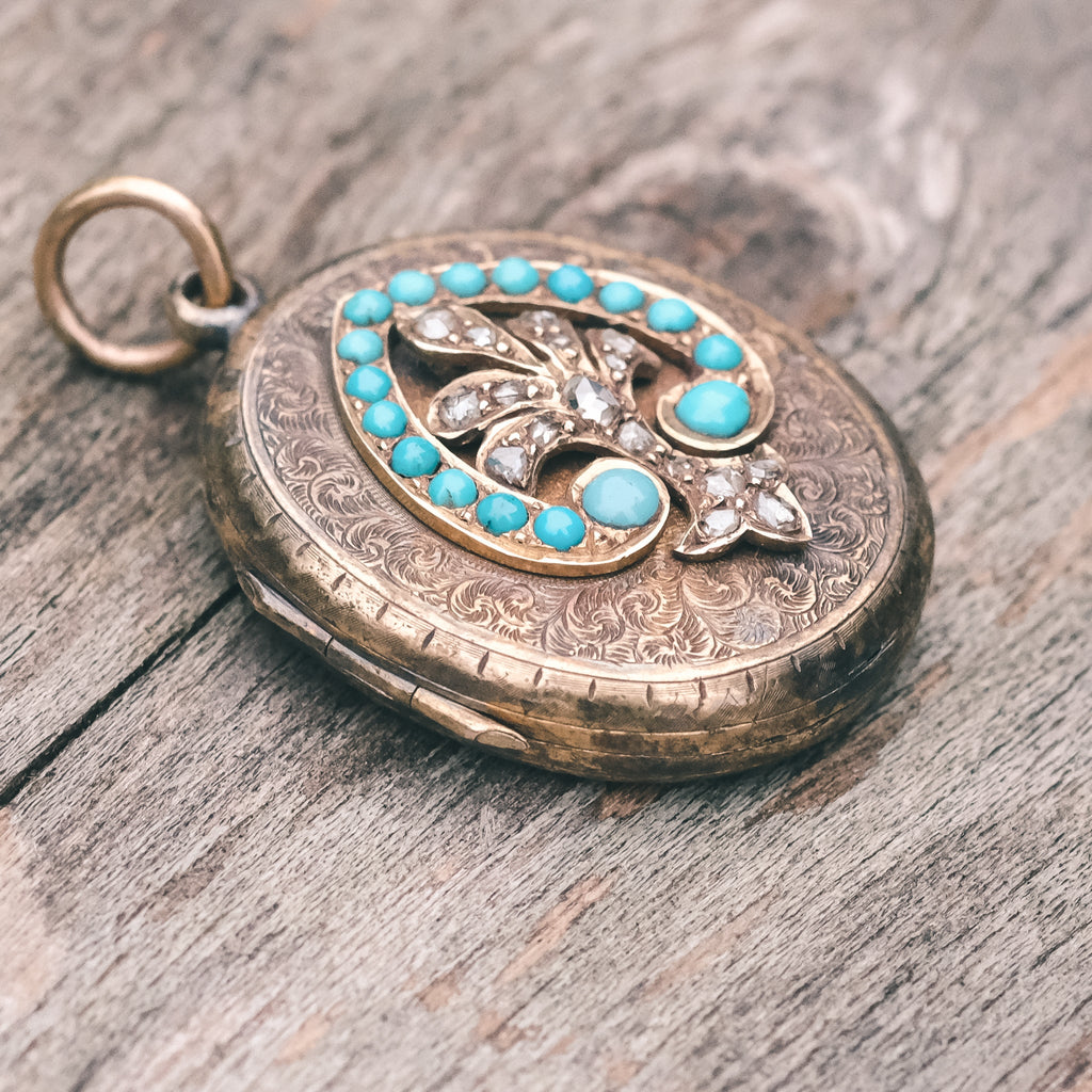 Victorian Scallop Shell Locket - Lost Owl Jewelry