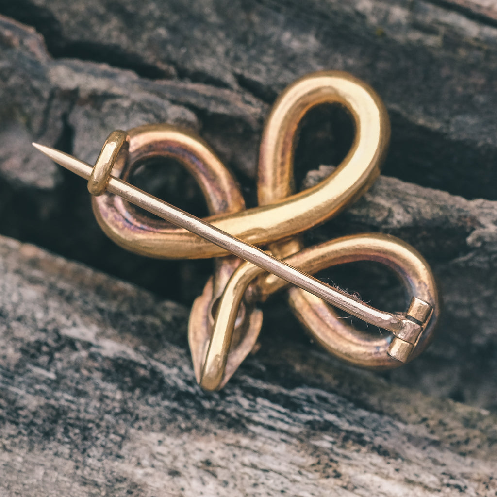 Victorian Serpent Brooch - Lost Owl Jewelry