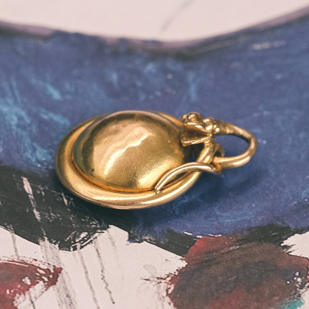 Victorian Sun Snake Locket - Lost Owl Jewelry