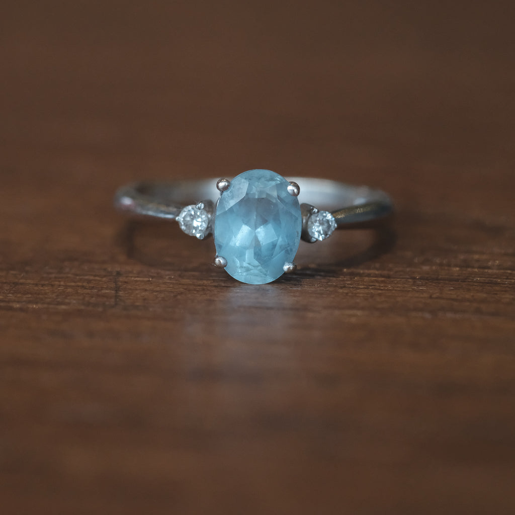 Vintage Aquamarine Ring - Lost Owl Jewelry