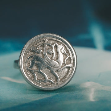 Vintage Celtic Dragon Ring - Lost Owl Jewelry