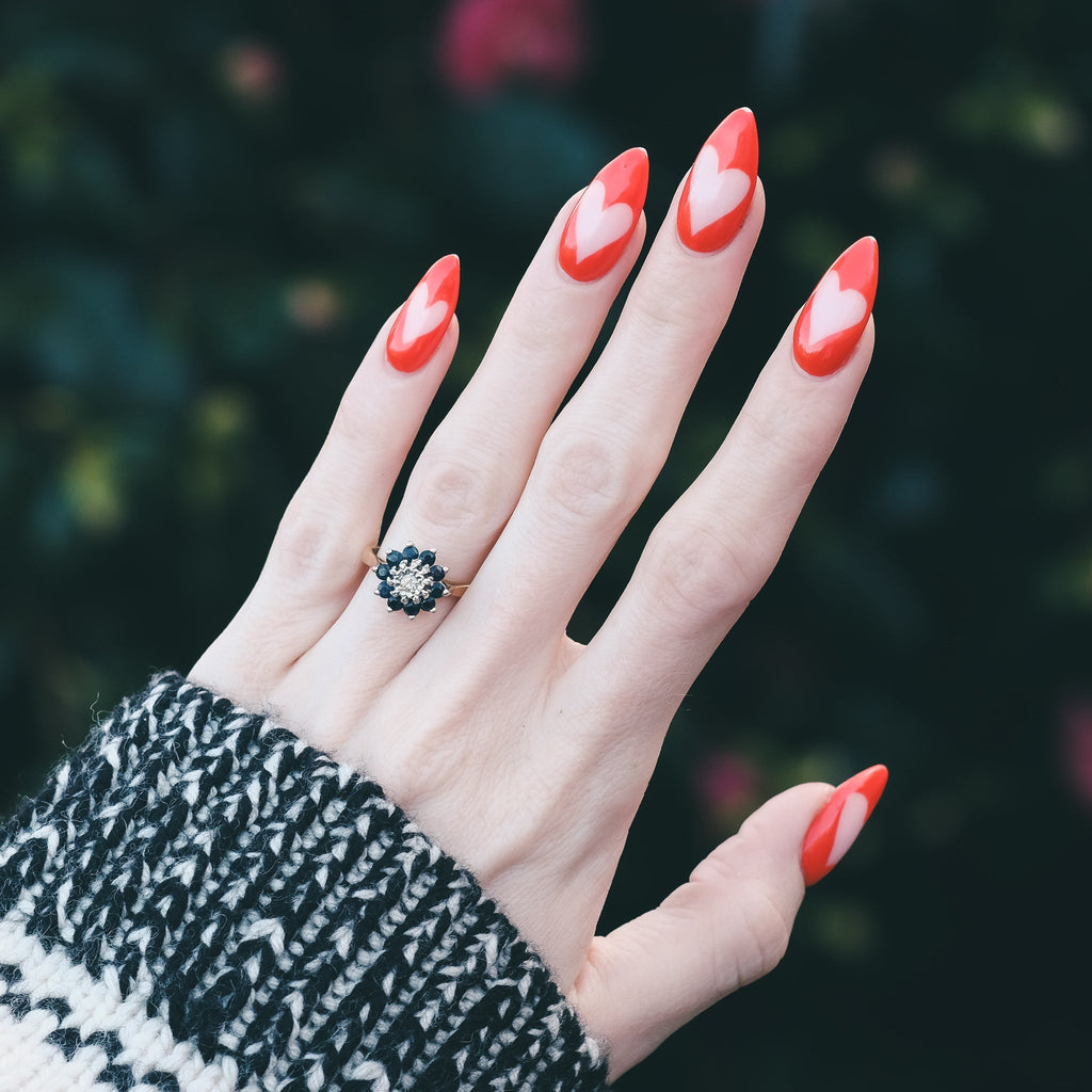 Vintage Flower Cluster Ring - Lost Owl Jewelry