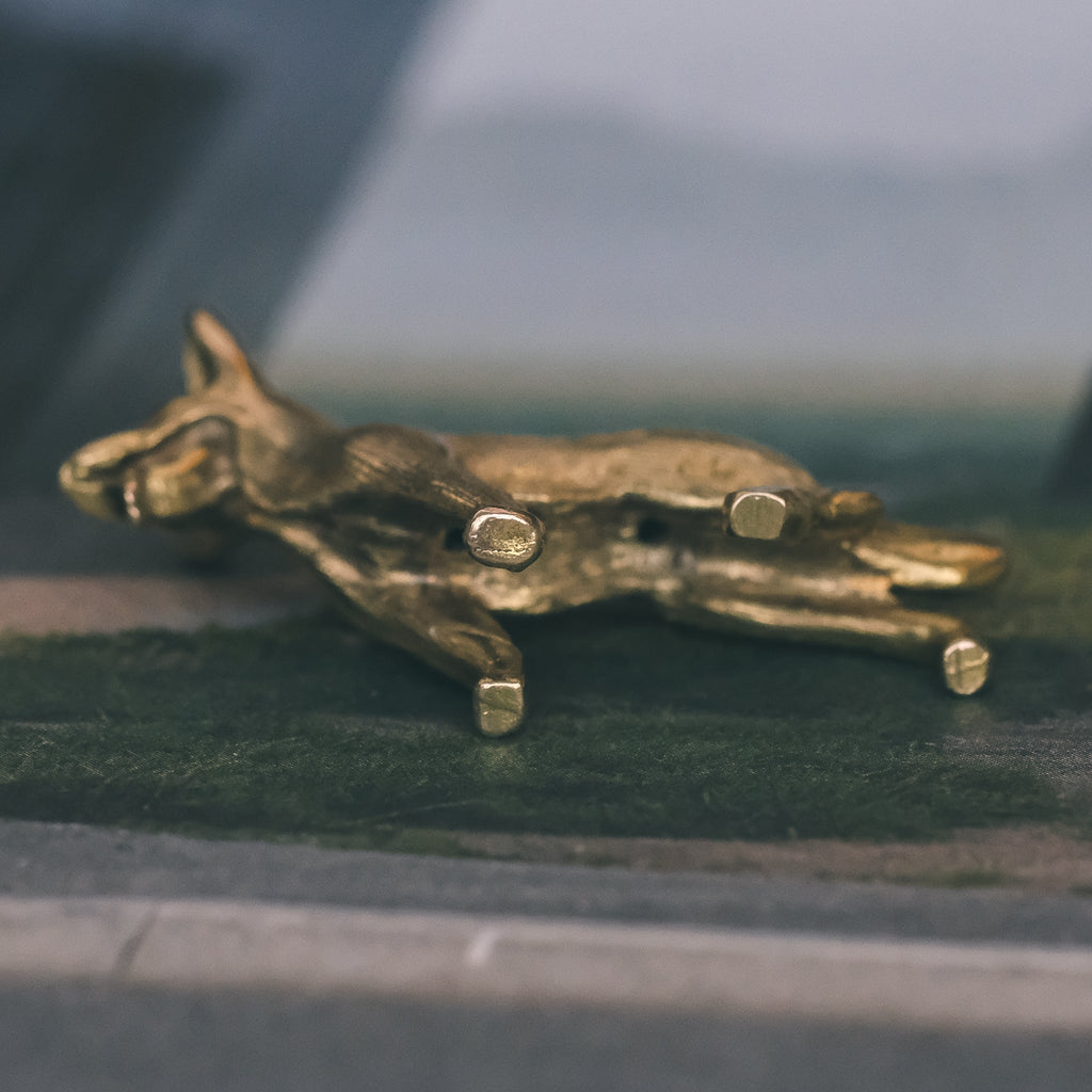 Vintage German Shepherd Charm - Lost Owl Jewelry