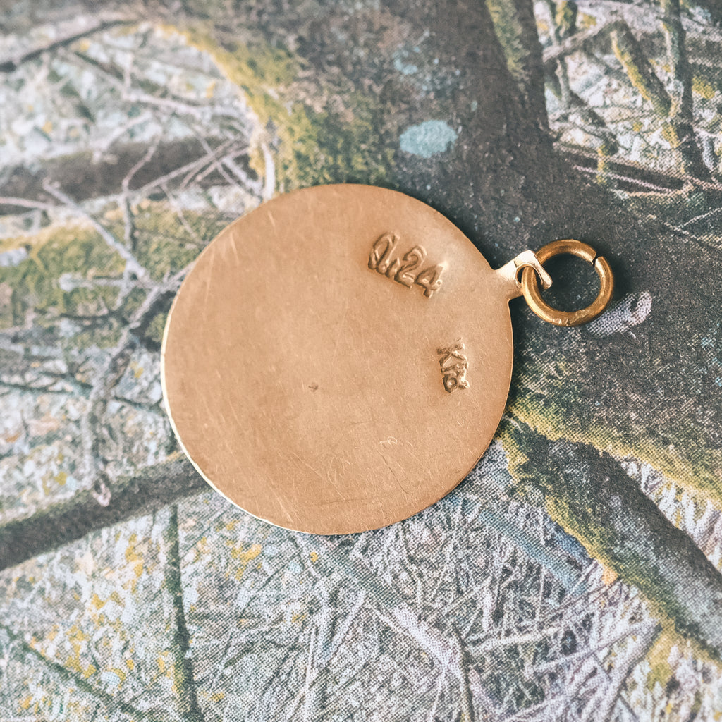 Vintage Libra Pendant - Lost Owl Jewelry