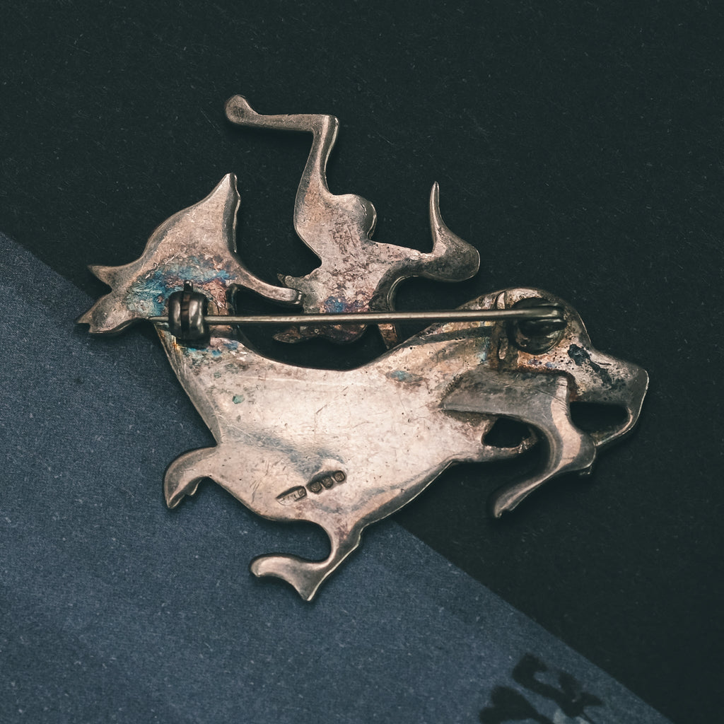 Vintage 'Maeshowe Dragon' Brooch - Lost Owl Jewelry