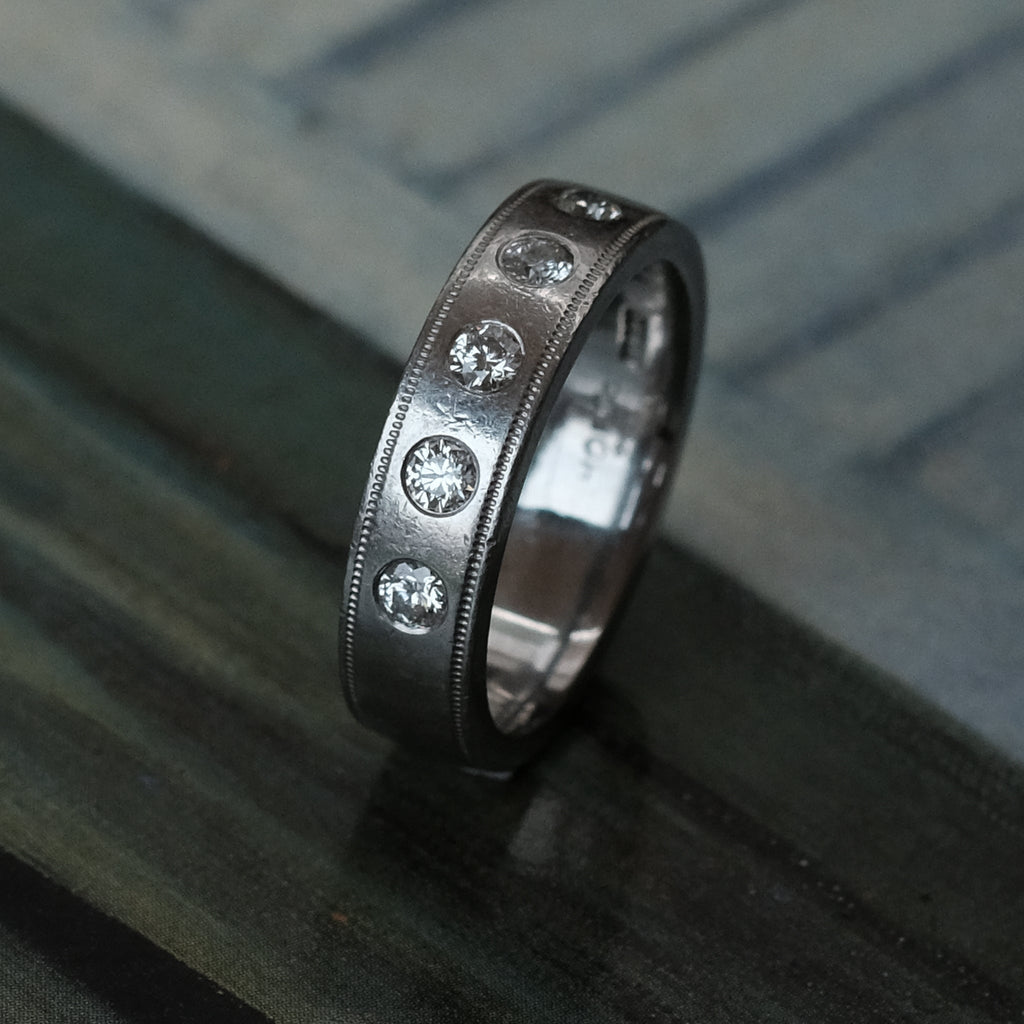 Vintage Platinum Half ET Ring – Lost Owl Jewelry