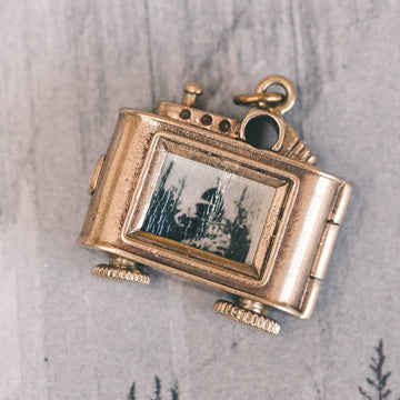 Vintage Souvenir Camera Charm - Lost Owl Jewelry